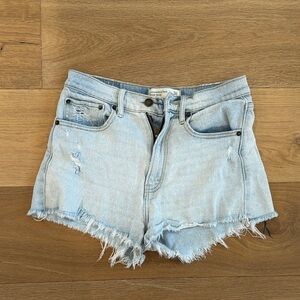 American Eagle Outfitters Light Blue Jean Shorts